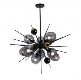 Люстра Delight Collection Burst 9720P-10S black/smoky