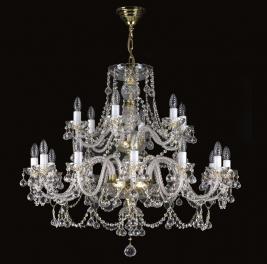 Люстра Art Glass ANDREA XVIII. FULL CUT ST NICKEL CE