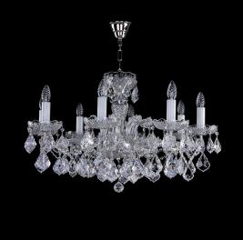 Люстра Art Glass MARIA TEREZIA. 44 CE NICKEL