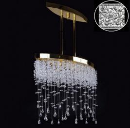 Люстра Art Glass NORICA II. NICKEL CE