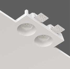 Точечный светильник Stellanova Izar Duo Flat гипсовый SN 023