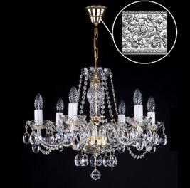 Люстра Art Glass A 0003/05/30 NICKEL CE
