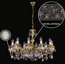 Люстра Art Glass ALICE X. NICKEL ANTIQUE CE - 8006