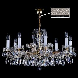 Люстра Art Glass ANTONIE 0101/09/30 NICKEL CE