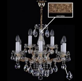 Люстра Art Glass MARIA TEREZIA 26 LIGHT PATINA VA-PE CE