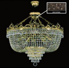 Люстра Art Glass CORINA III. BRASS ANTIQUE CE