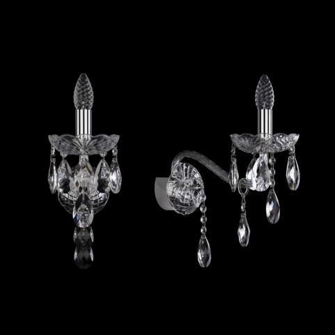 Bohemia Ivele Crystal Бра Bohemia 1415B/1/200/XL Ni