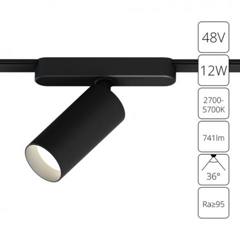 Магнитный трековый светильник Arte Lamp Rapid Smart 2700-6000К A2958PL-1BK