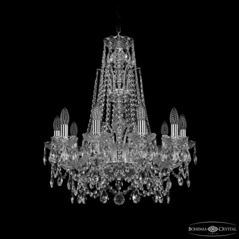 Люстра Bohemia Ivele Crystal 1411/10/195/XL-65 Ni