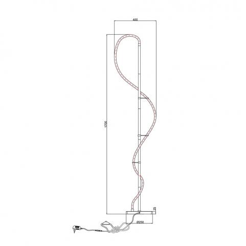 Торшер Arte Lamp Klimt A2850PN-35BK