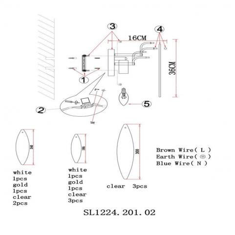ST Luce Бра ST-Luce Lastra SL1224.201.02