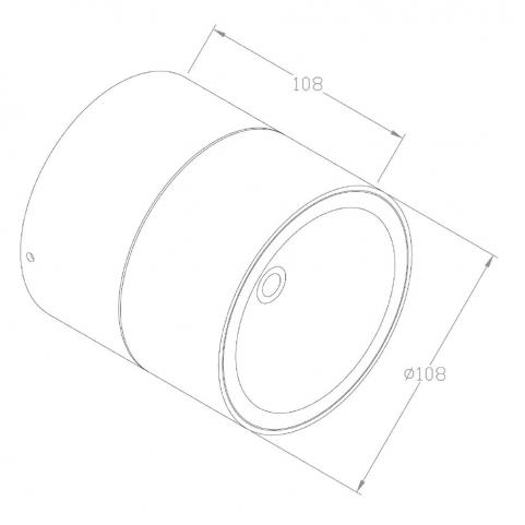 Уличный потолочный светильник Maytoni Spin O310CL-L12W3K