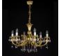 Люстра Art Glass ANASTASIA VI. BRASS ANTIQUE CE