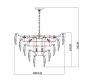 Люстра Arte Lamp Lilly A4070LM-12GO