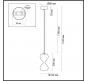 Подвесной светильник Odeon Light Glessi 5092/4L