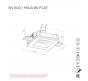 Точечный светильник Stellanova Maia Flat гипсовый SN 002