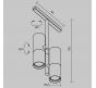 Трековый светильник Maytoni Technical Exility 3000K  Elti Duo TR005-2-2X12W3K-B