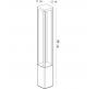 Уличный фонарь Arte Lamp Pherkad A2728PA-1BK